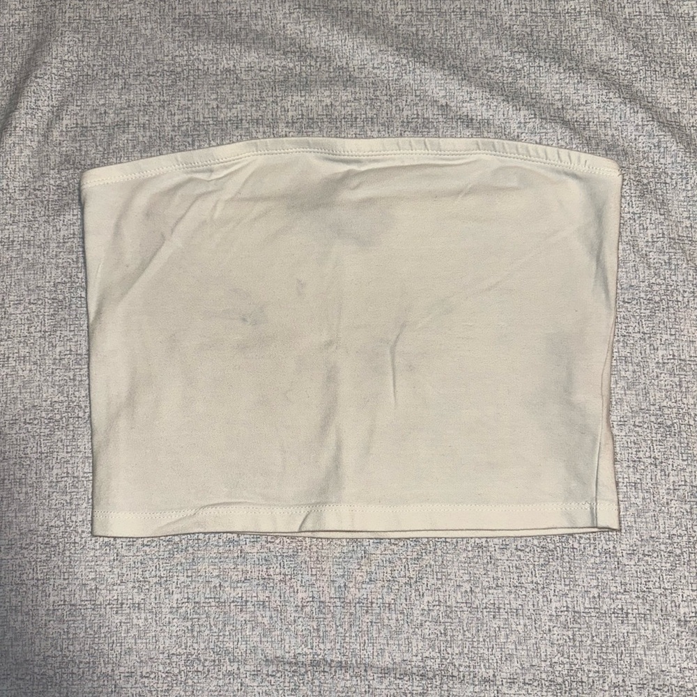 forever 21 white tube top